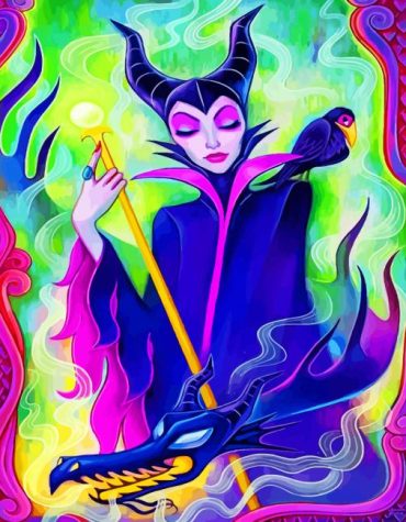 Disney Maleficent Magic Paint By Numbers