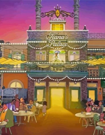 Disney's New Orleans Square Vintage Paint By Numbers