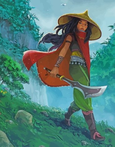 Disney Princess Raya Paint By Numbers