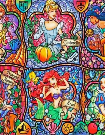 Disney Princess Collection Paint By Numbers