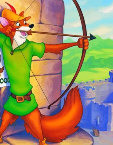 Disney Robin Hood Adventure Paint By Numbers