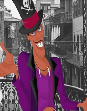 Dr Facilier Disney Paint By Numbers