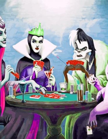 Disney Villains Paint By Numbers