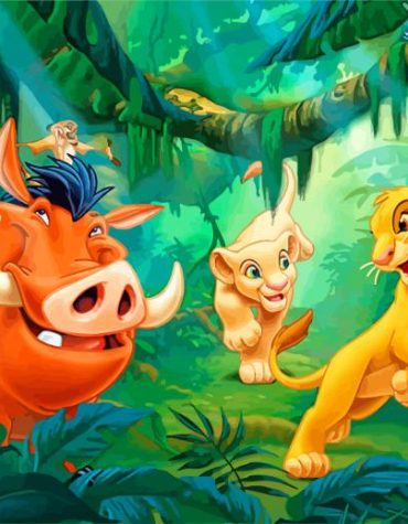 Simba Nala Adventures Paint By Numbers