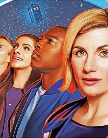 Doctor Who Cast Paint By Numbers