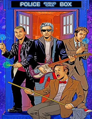 Doctor Who Actors Paint By Numbers