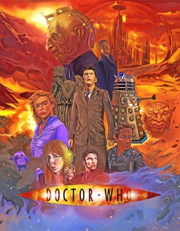 Doctor Who Sci-Fi Actors Paint By Numbers
