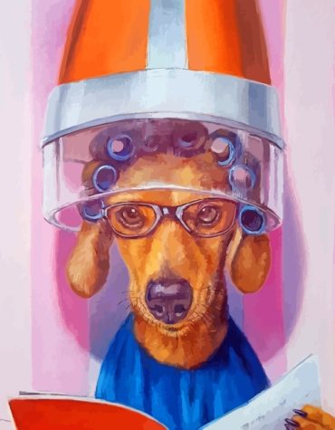 Dog Salon Fun Paint By Numbers