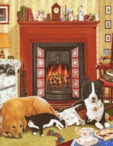 Pets in Harmony Paint By Numbers