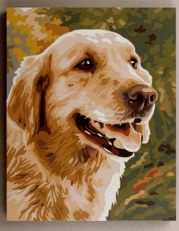 Custom Dog Portrait Paint By Numbers
