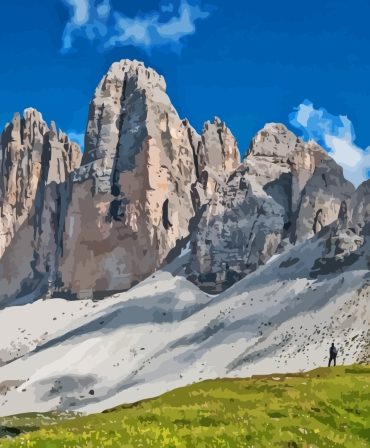 Dolomite Landscape Paint By Numbers