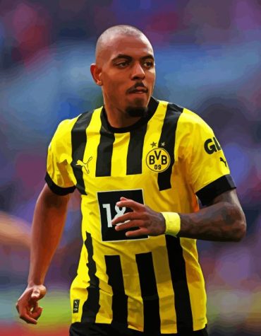 Donyell Malen Borussia Dortmund Paint By Numbers