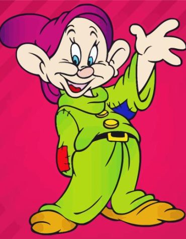 Dopey Disney Paint By Numbers