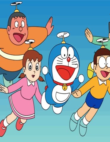 Doraemon Adventures Paint By Numbers