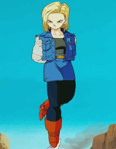 Dragon Ball Z Anime Girl Paint By Numbers