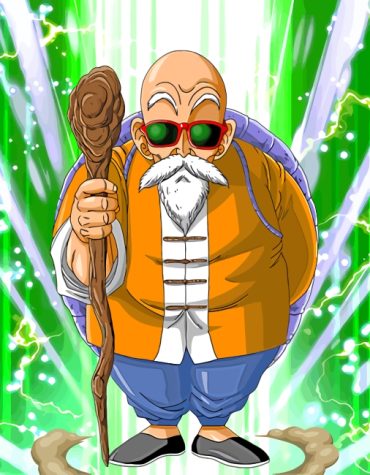 Dragon Ball Z Master Roshi Paint By Numbers