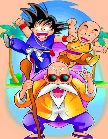 Dragon Ball Z Anime Paint By Numbers