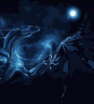 Space Dragon Paint By Numbers