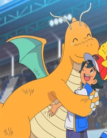 Dragonite and Ash Anime Paint By Numbers