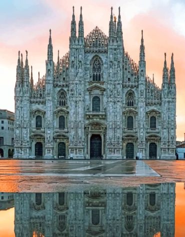 Milano Cathedral Architecture Paint By Numbers