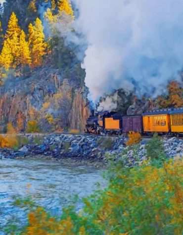 Durango Train Adventure Paint By Numbers