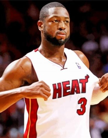 Dwyane Wade Basketball Stars Paint By Numbers