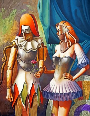 Enchanted Clown Vito Campanella Paint By Numbers