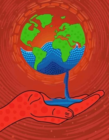 Earth Day Colorful Hands Paint By Numbers