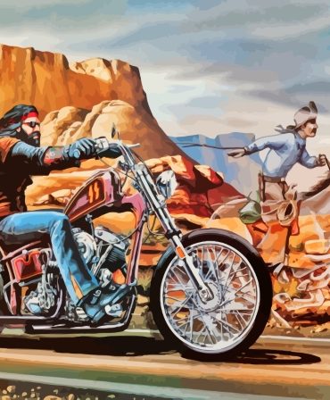 Easy Rider Adventure Paint By Numbers