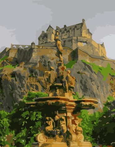 Edinburgh Castle Europe Paint By Numbers