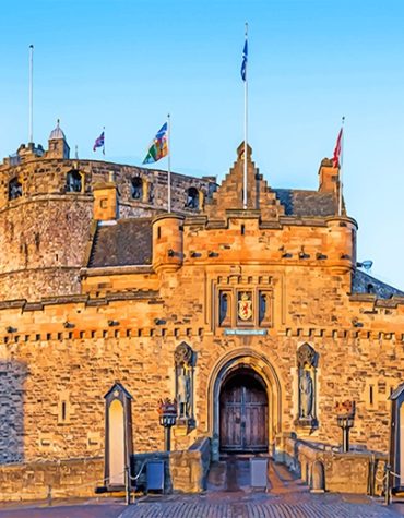 Edinburgh Cityscape Paint By Numbers