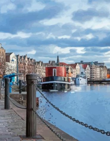 Edinburgh Cityscape Paint By Numbers