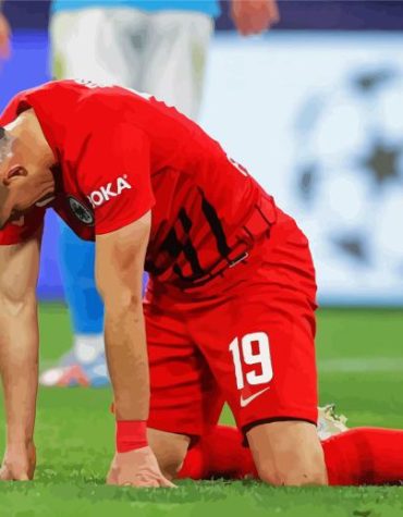 Eintracht Frankfurt Sports Players Paint By Numbers