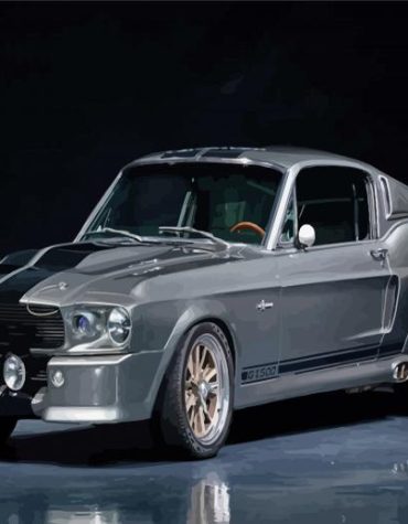 Eleanor Mustang Car Paint By Numbers