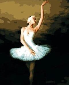 Elegant Ballet Dancer Paint By Numbers