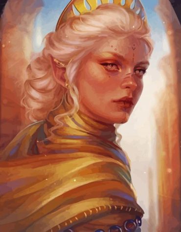 Elf Queen Fantasy Paint By Numbers