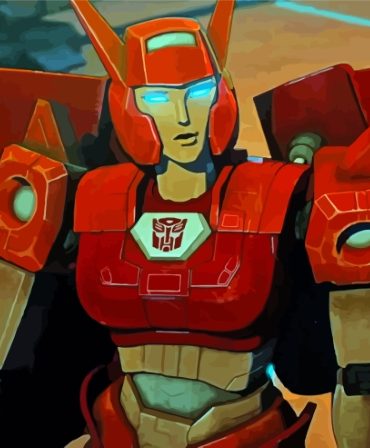 Elita One Transformers Animation Paint By Numbers