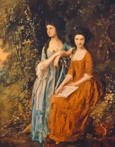 Lizabeth And Mary Linley Vintage Art Paint By Numbers