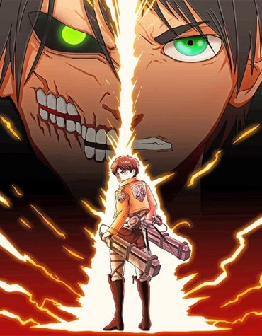 Eren Attack on Titan Anime Paint By Numbers