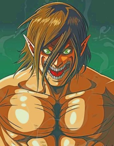 Eren Anime Character Paint By Numbers