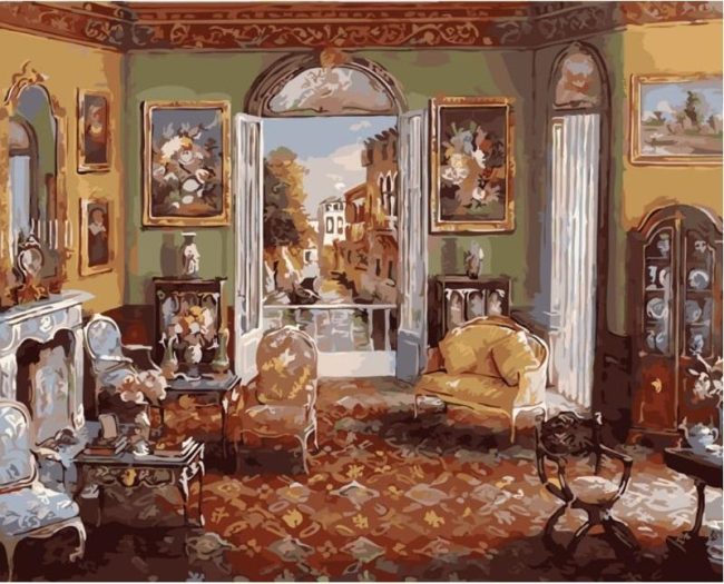 Europe Room Vintage Paint By Numbers