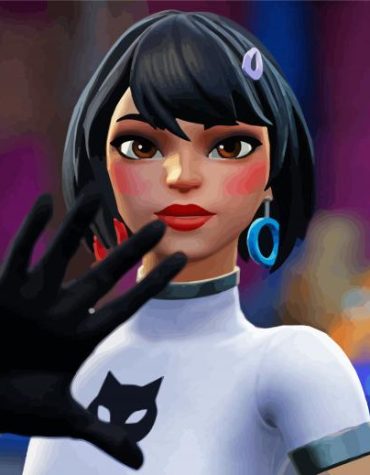 Evie Fortnite Icon Paint By Numbers