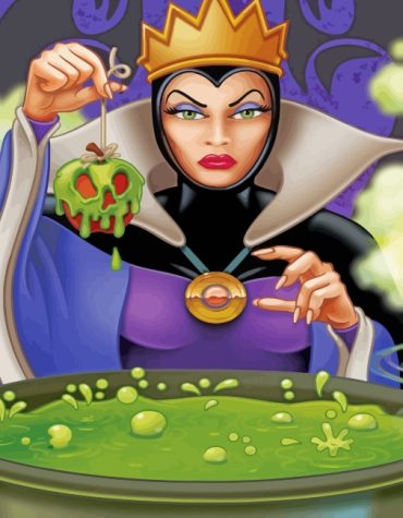 Evil Queen Disney Paint By Numbers