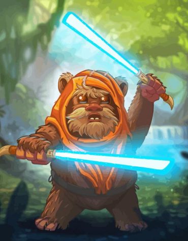 Ewok Star Wars Adventure Paint By Numbers
