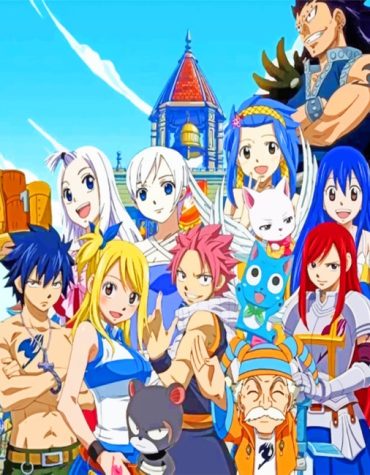 Fairy Tail Anime Adventure Paint By Numbers