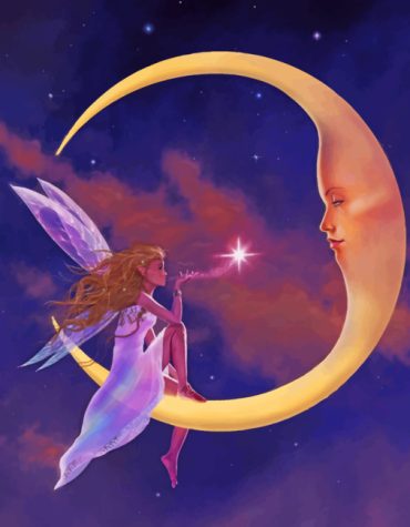 Fairy Moon Magic Paint By Numbers