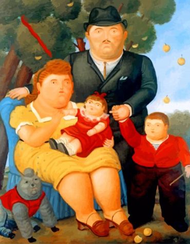 Botero Family Paint By Numbers