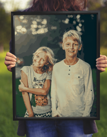 Personalized Cat Portrait Paint By Numbers