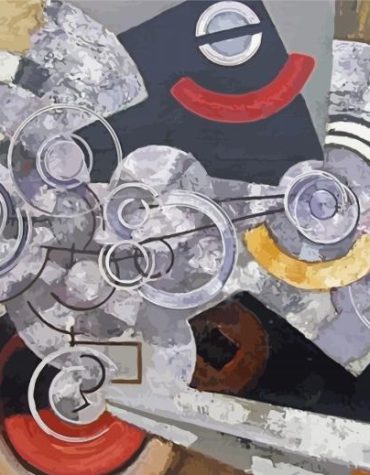 Abstract Fanny Machine Paint By Numbers