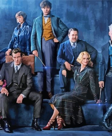 Fantastic Beasts Cast Paint By Numbers